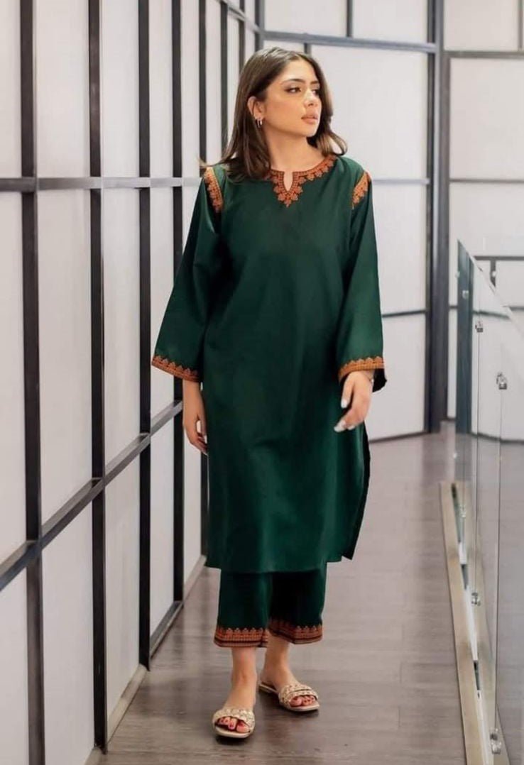 Dhanak-2pc Embroidered-3120 - QQ