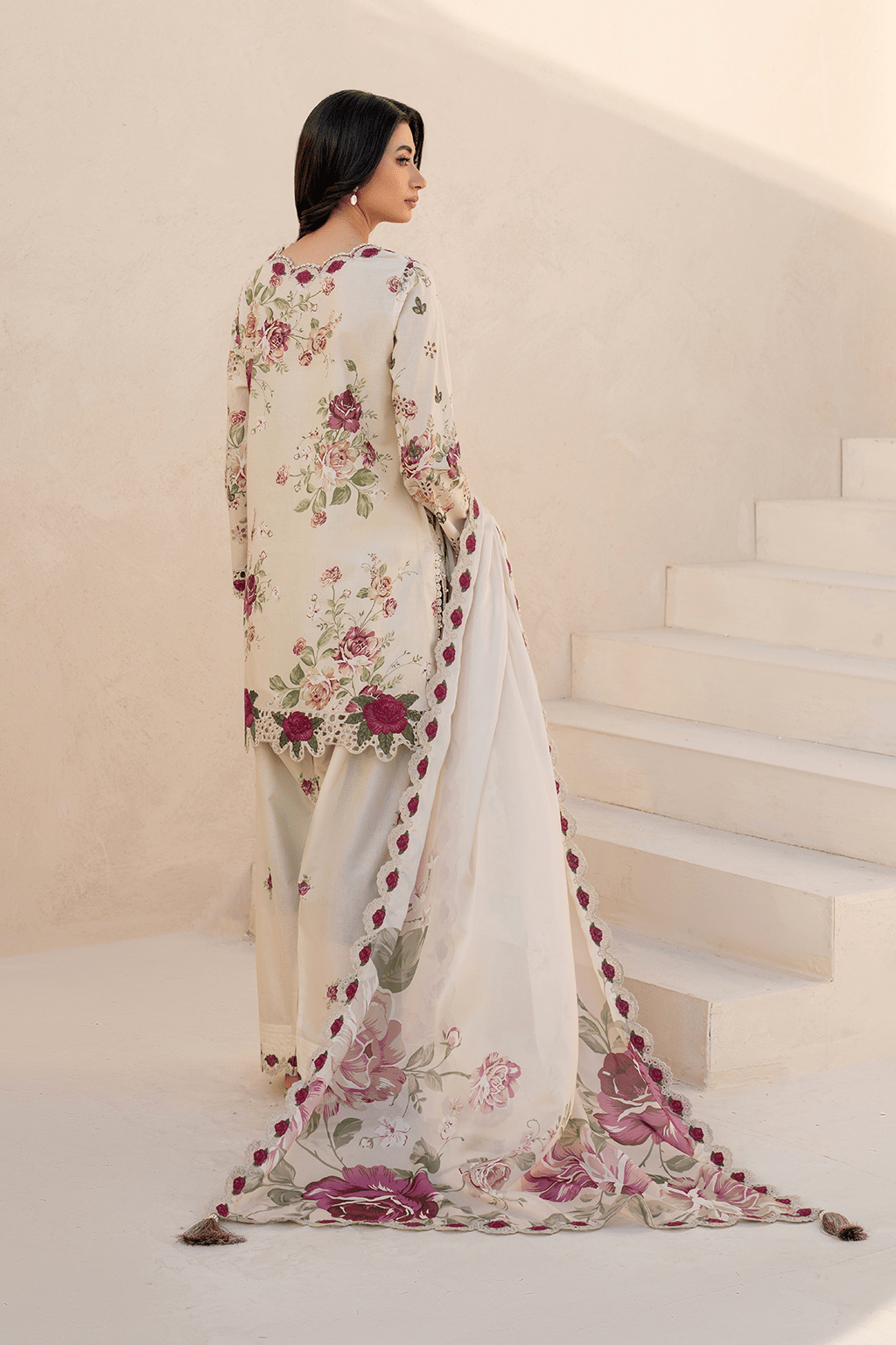 KHADDAR-3PC WITH KHADDAR PRINTED SHIRT & TROUSER-927 - QQ