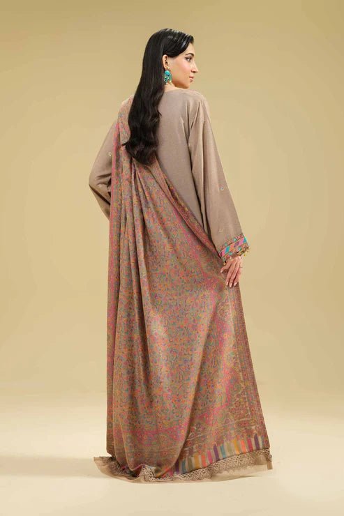 Lawn-3PC Embroidered Shirt With Digital Printed Jauqard Dupatta-5153 - QQ