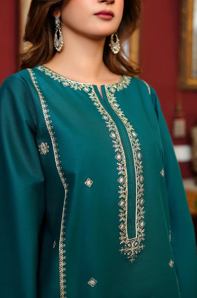 Dhanak-2pc Embroidered-3490 - QQ