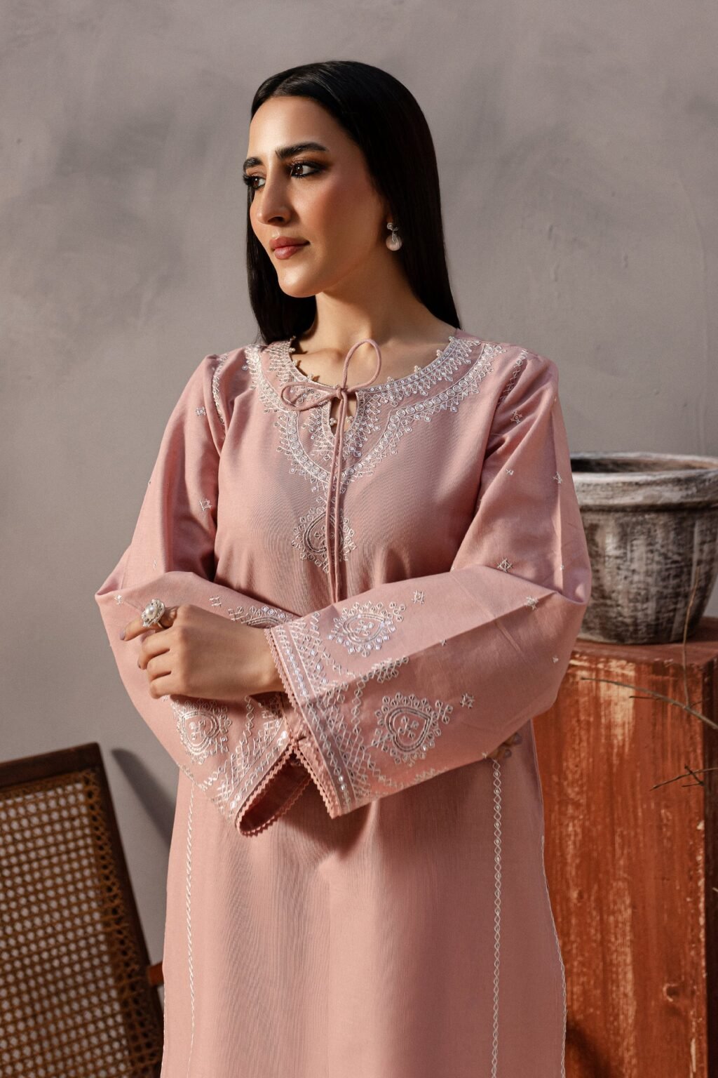 Dhanak-2pc Embroidered- 3288 - QQ