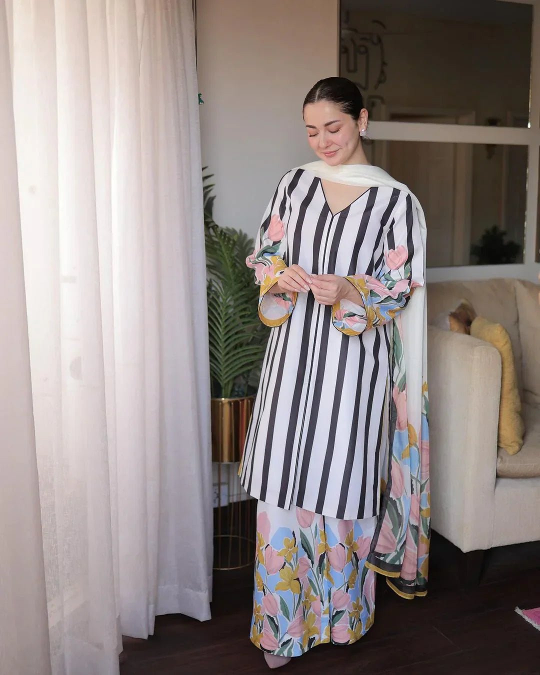 LULUSAR Silk 3PC Digital Printed-865 - QQ