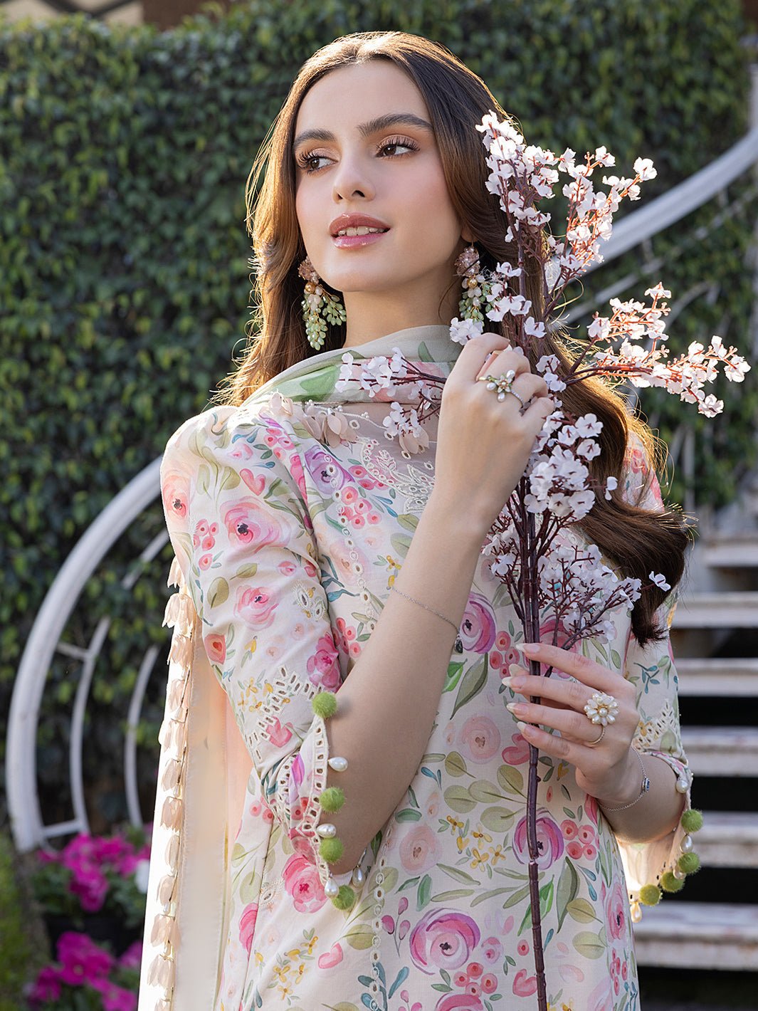 KHADDAR-3PC WITH KHADDAR PRINTED SHIRT & TROUSER-926 - QQ