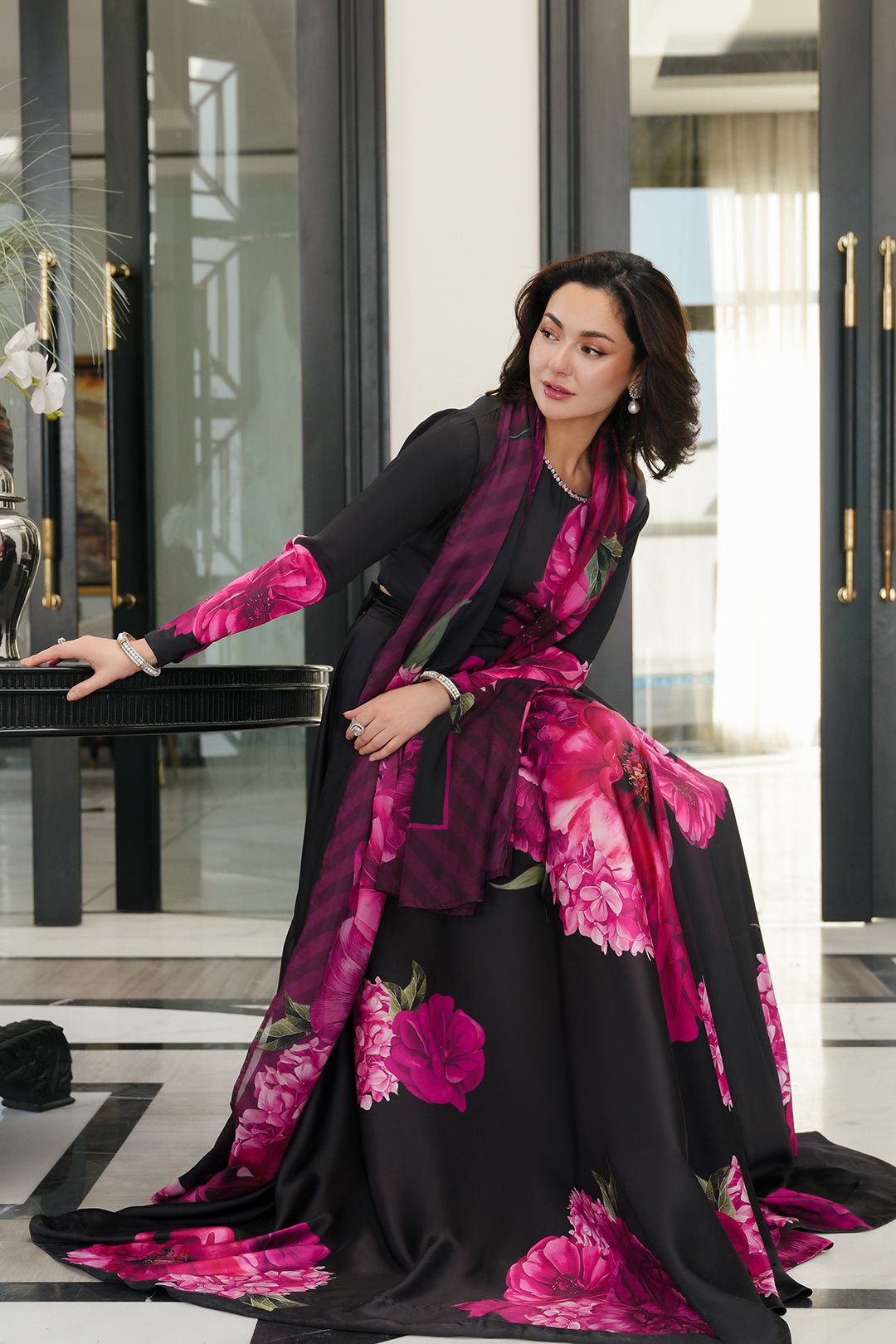 LULUSAR Silk 3PC Digital Printed-871 - QQ
