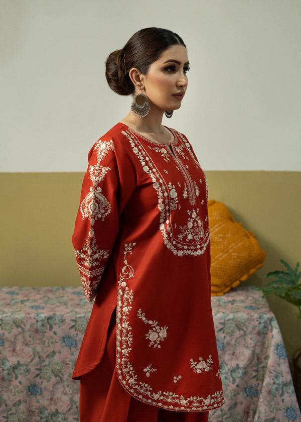 Lawn-2PC Embroidered Suit-5254 - QQ