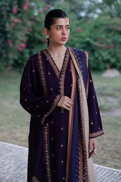 Lawn-3PC Embroidered Shirt With Digital Printed Jauqard Dupatta-5121 - QQ