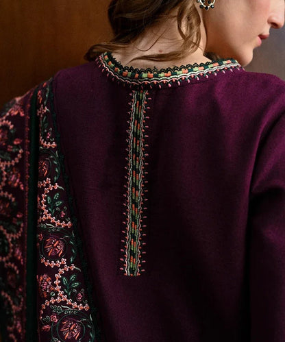 3PC Lawn Embroidered Shirt with Embroidered Dupatta-5168 - QQ