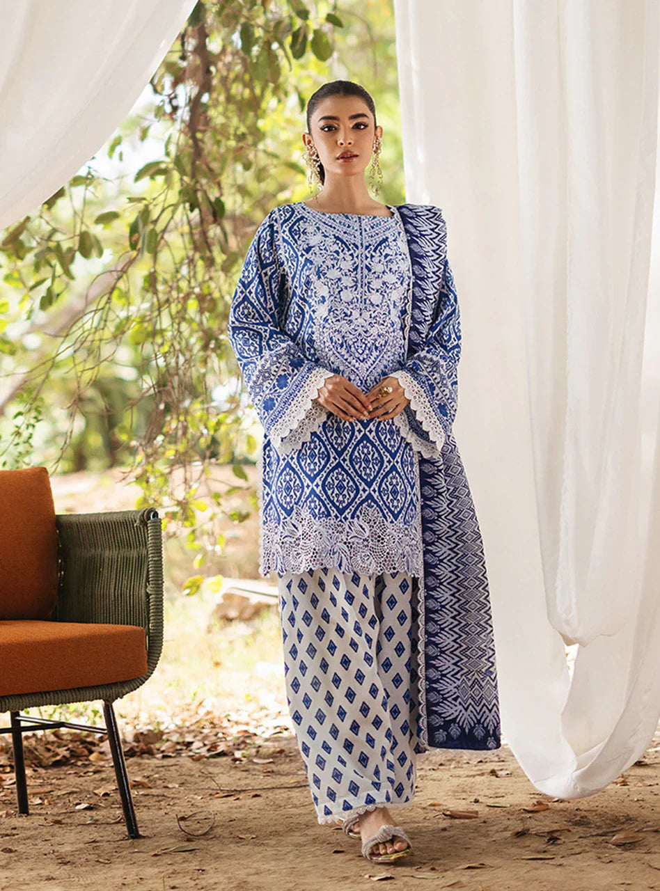 Zainab Chottani - 3 Piece Lawn Suit - QQ665