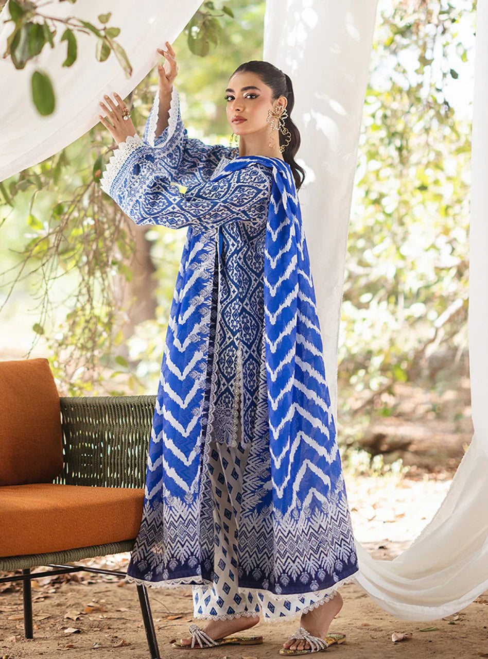 Zainab Chottani - 3 Piece Lawn Suit - QQ665