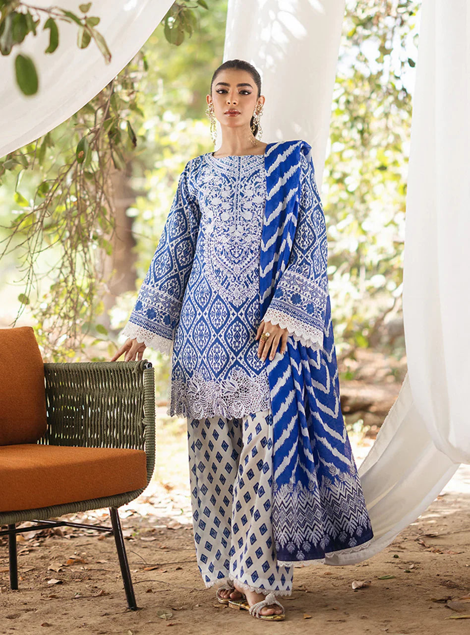 Zainab Chottani - 3 Piece Lawn Suit - QQ665