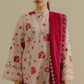 Lawn-3PC Embroidered Shirt with Lawn Embroidered Dupatta-1393