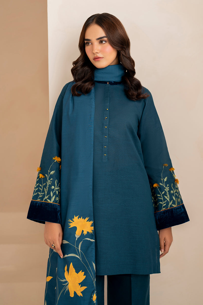 EMBROIDERED DHANAK PR-999