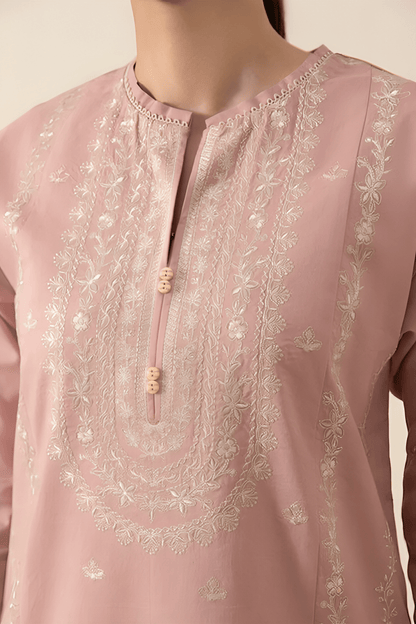 Dhanak-3PC Embroidered Shirt with Chiffon Embroidered Dupatta-3133 - QQ