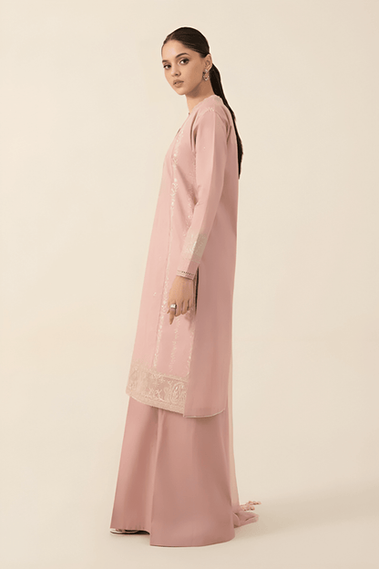 Dhanak-3PC Embroidered Shirt with Chiffon Embroidered Dupatta-3133 - QQ