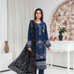 CREATION Dhanak 3PC Chikankari Embroidered Shirt With Velvet Plachi Shawl- 2103
