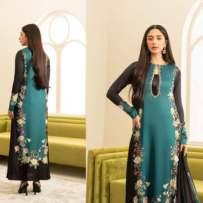 LULUSAR Silk 3PC Digital Printed-868 - QQ