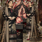 Dhanak-3PC Embroidered with Digital Printed Wool Shawl-3124