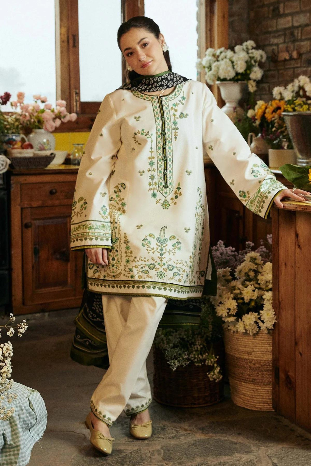 Zara ShahJahan cotton 3PC Embroidered Q0409