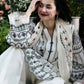 Lawn-3PC Embroidered Shirt with Digital Printed Jacquard Dupatta- 1383