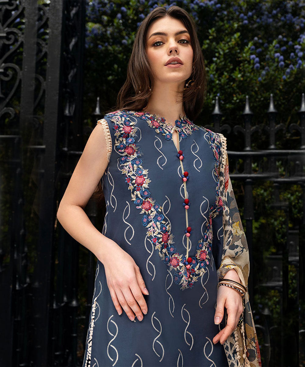 MUSHQ Dhanak 3PC Embroidered Q0451