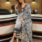 Linen 3PC Embroidered Shirt with Chiffon Embroidered Duaptta-925