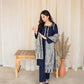 AISLING Dhanak 3PC Embroidered With Digital Printed Wool Shawl-629