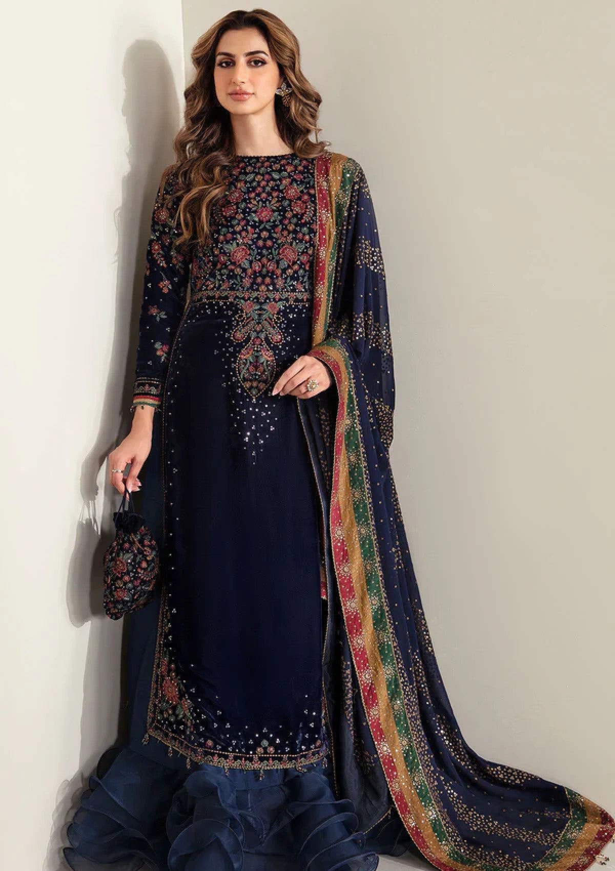 Embroidered Velvet Jazmin JZ-990