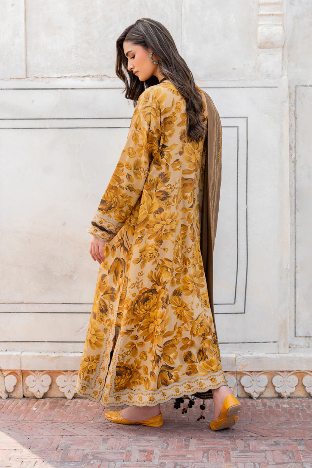 Baroque Khaddar 3PC Printed Q0476