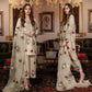 Silk 3PC Embroidered With Organza Embroidered Dupatta-1316 D