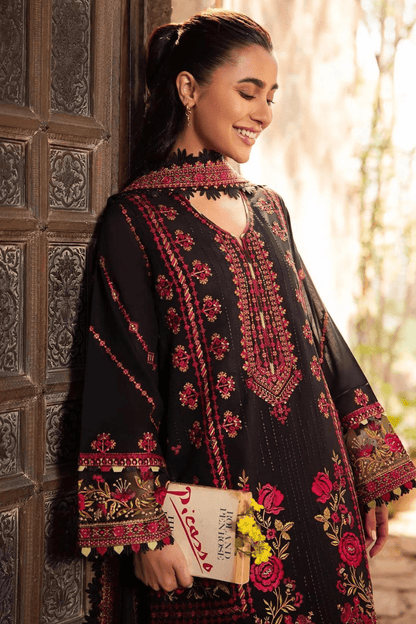 Zaha Dhanak 3PC Embroidered ZH-960 - QQ
