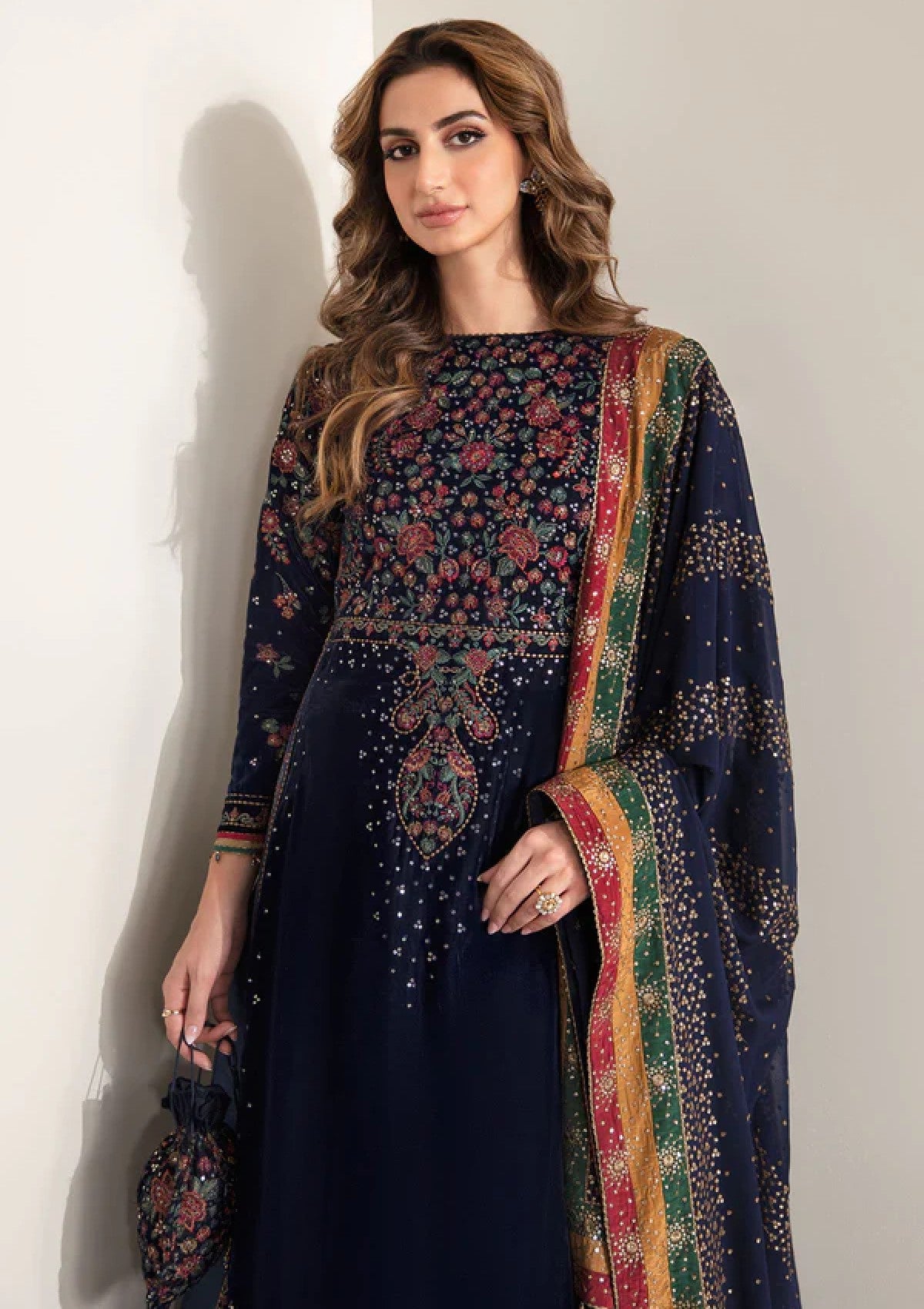 Embroidered Velvet Jazmin JZ-990