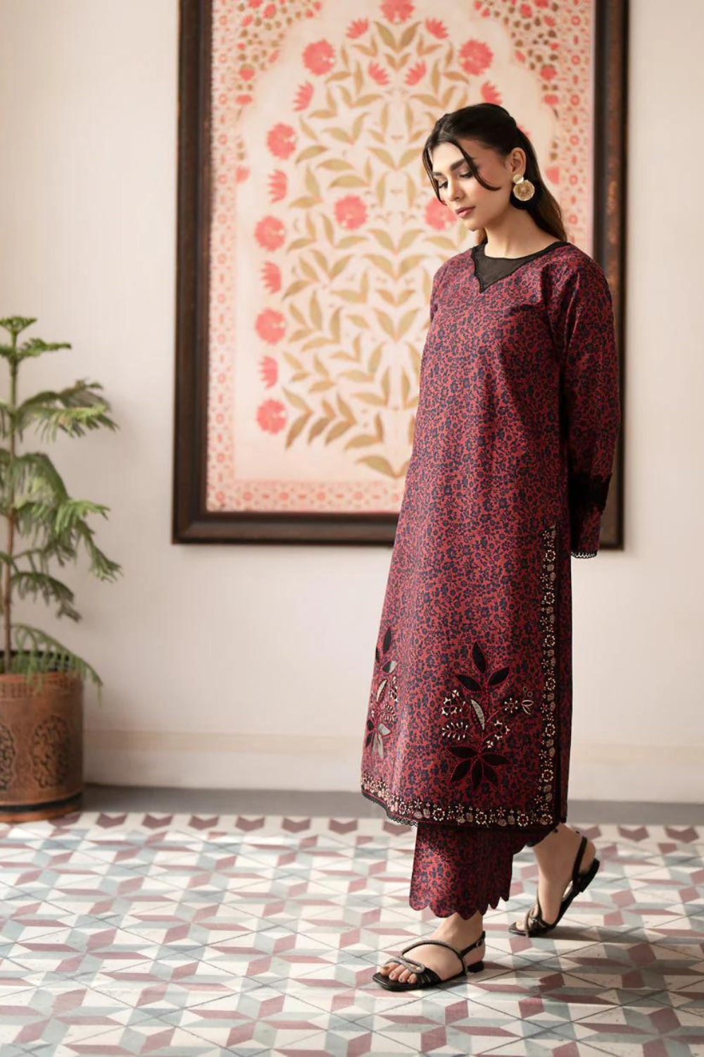 Dhanak 3PC Printed Q0423