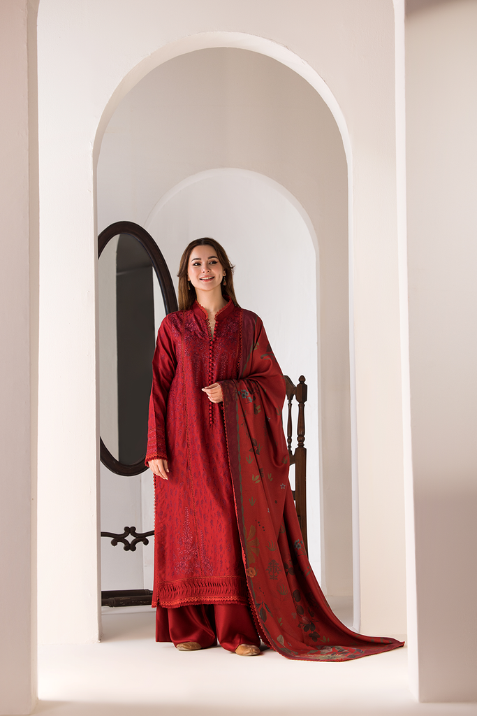 SOBIA NAZIR - 3 PIECE DHANAK EMBROIDERED