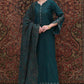 3PC Lawn Embroidered Shirt With Digital Printed Jauqard Dupatta-5128