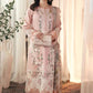 Lawn-3PC Embroidered Shirt with Digital Printed Jacquard Dupatta- 5036