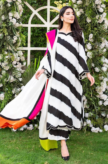 LULUSAR Silk 3PC Digital Printed-866 - QQ