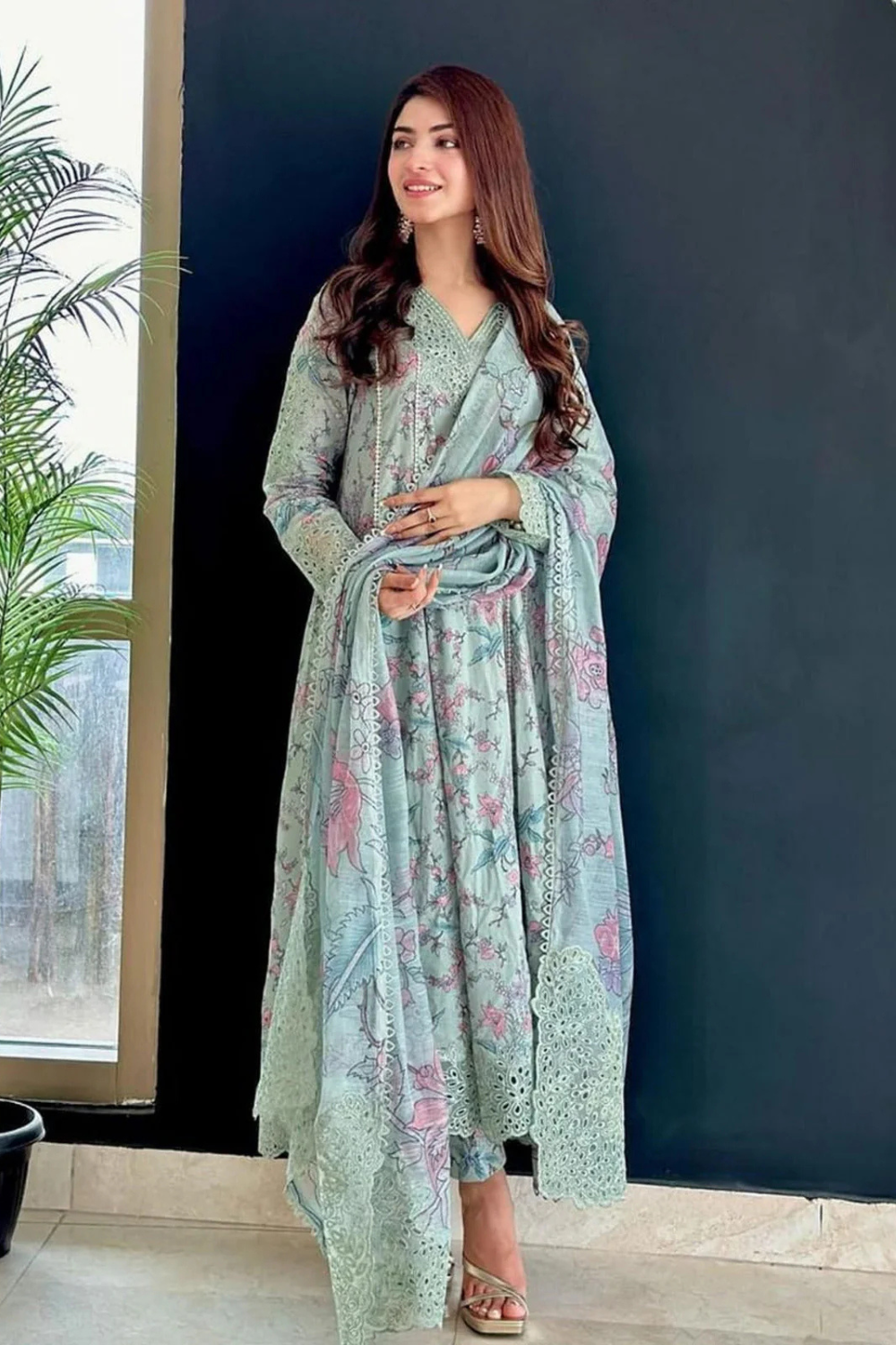 Izink 3PC LAWN PRINTED Q980