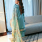 Lawn-3PC Chikankari Embroidered With Digital Printed Jacquard Dupatta-5282