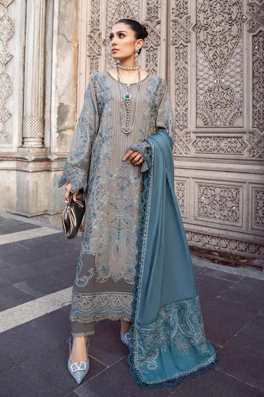 Dhanak 3PC Embroidered IZ-775