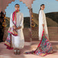 Warda Saleem Dhanak 3PC Chikankari Embroidered With Digital Printed Wool Shawl-104