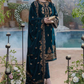 VELVET 3PC EMBROIDERED WITH VELVET EMBROIDERED DUPATTA-950