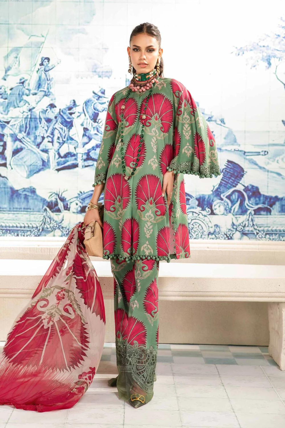 Maria B 3PC Digital Print LAWN Q690