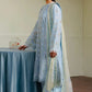 Lawn-3PC Embroidered Shirt with Digital Printed Jacquard Dupatta-1308