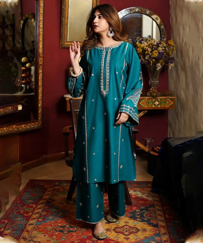 Dhanak-2pc Embroidered-3490 - QQ