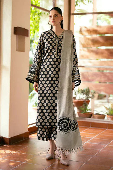 3PC LAWN PRINTED SHIRT WITH LAWN PRINTED DUAPTTA AND TROUSER-4004
