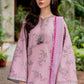 JAZMIN  3PC Dhanak Embroidered Shirt With Digital Printed Shawl-288