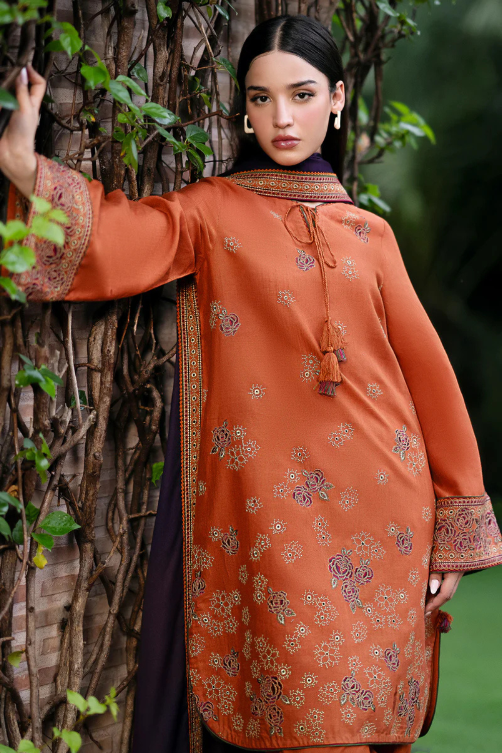 Dhanak 3PC Embroidered Q0433