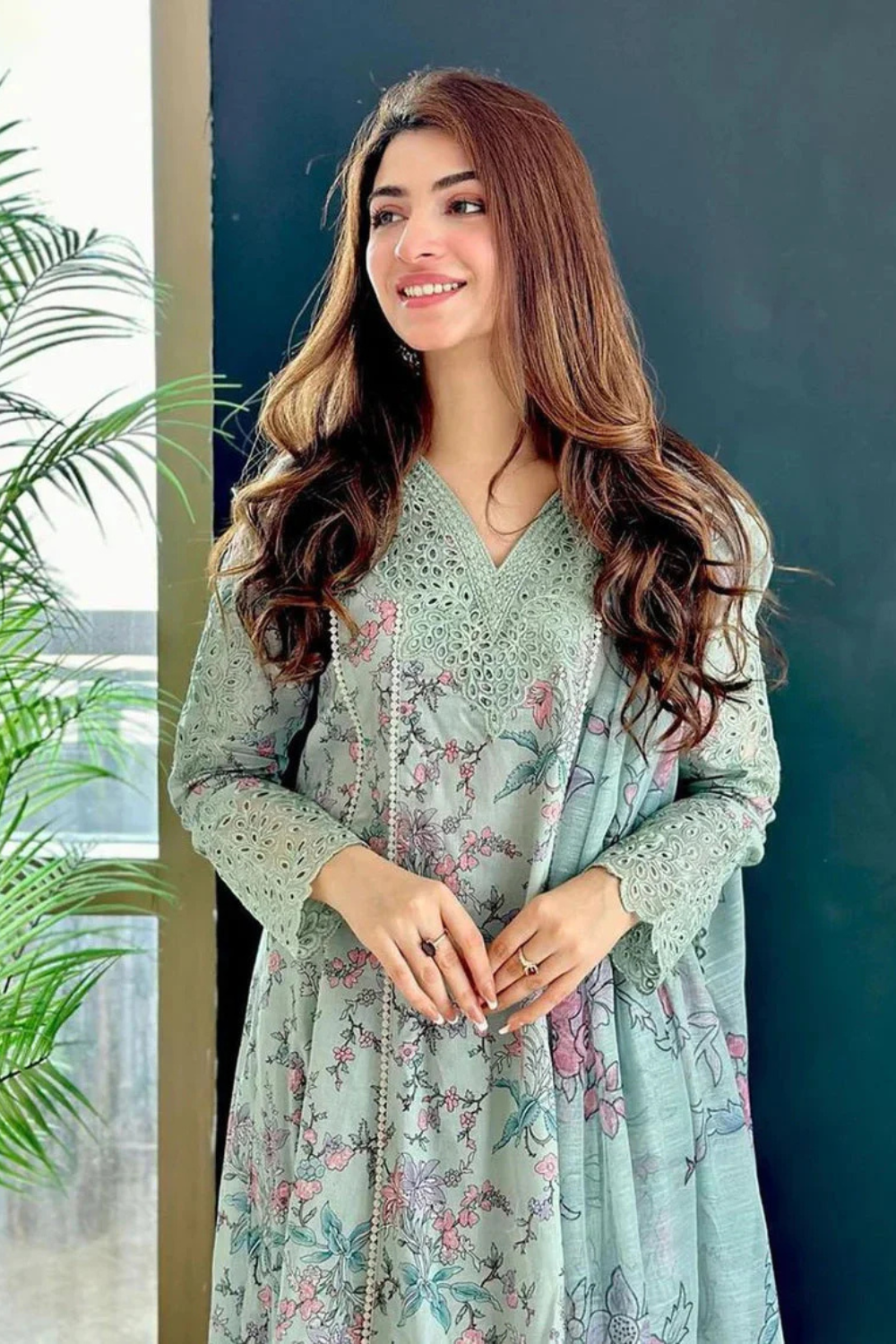 Izink 3PC LAWN PRINTED Q980