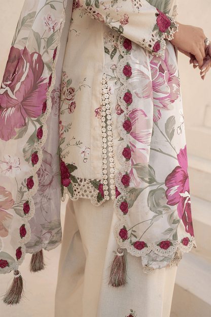 KHADDAR-3PC WITH KHADDAR PRINTED SHIRT & TROUSER-927 - QQ