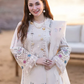 QALAMKAR 3PC Lawn Embroidered Shirt With Organza Embroidered Dupatta- 5013
